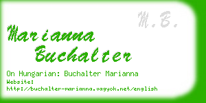 marianna buchalter business card